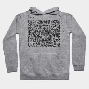 Koala doodle tribal artwork Hoodie